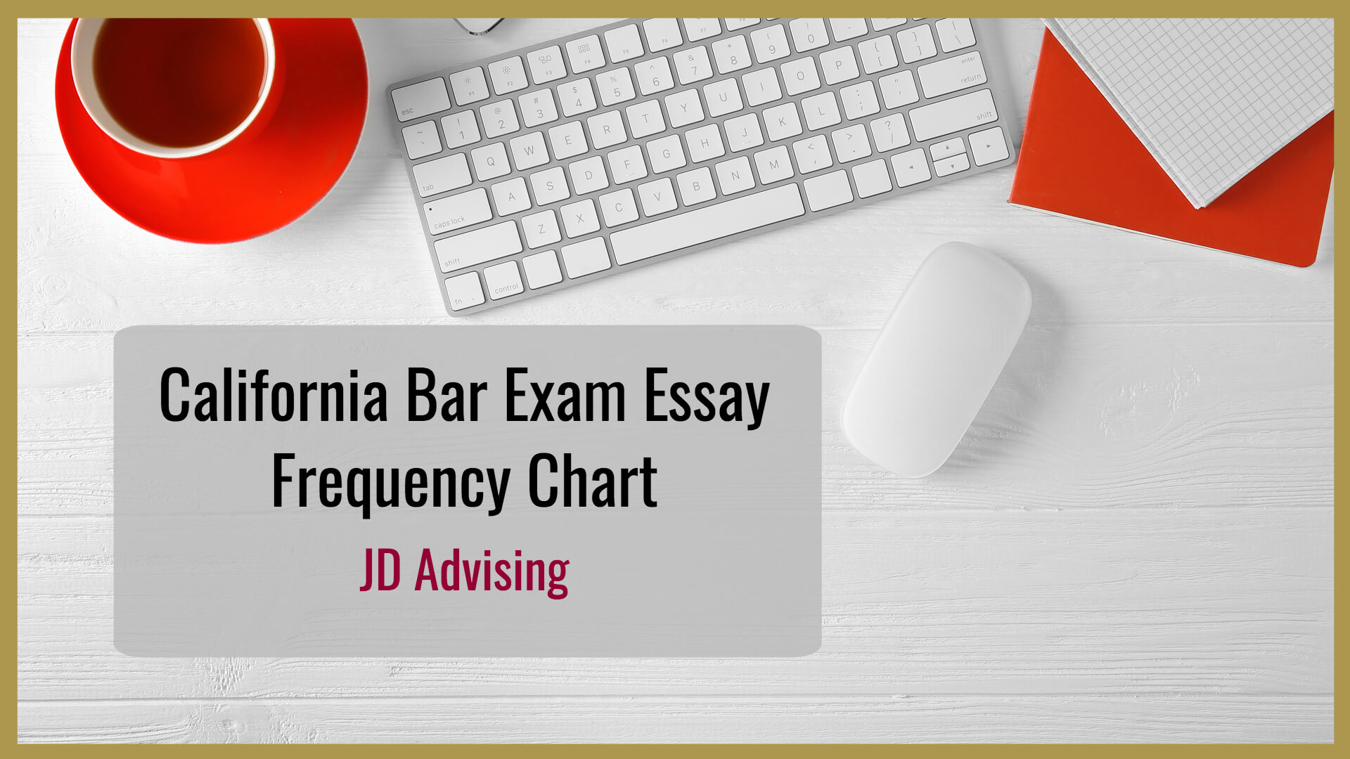 California Bar Exam Subject Frequency Chart